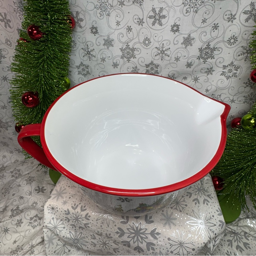 How The Grinch Stole Christmas XL Mixing Bowl-Grinch Max Sled Of Stolen Presents - Picture 5 of 12